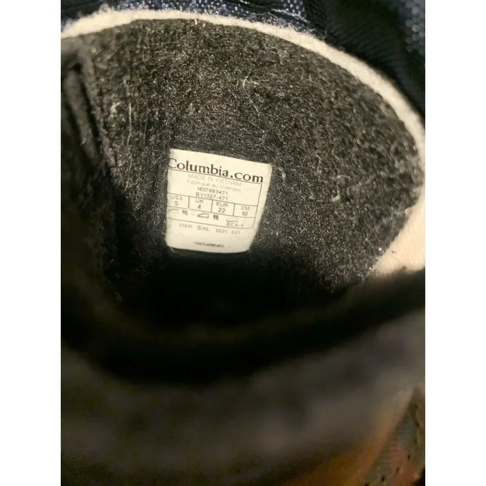 New Columbia Powderbug Plus‎ II Toddler Girls Insulated Waterproof Snow Boots 5
